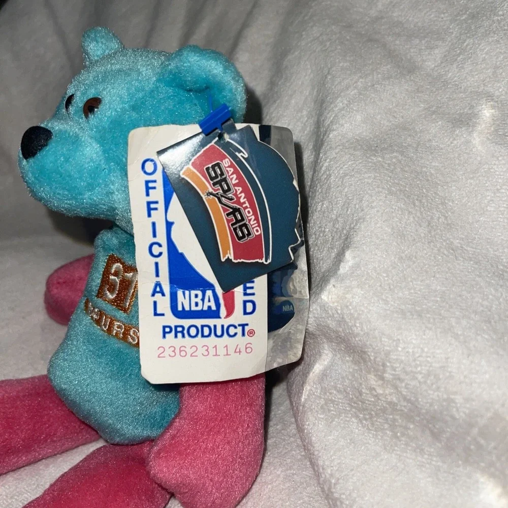 1999 Limited Treasures Pro Bear San Antonio Spurs #31 Malik Rose NBA Rare
